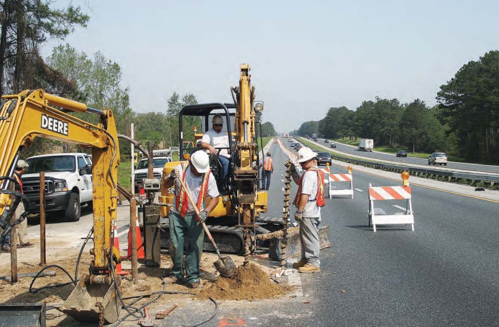 Crew Filling Sinkhole – The Municipal