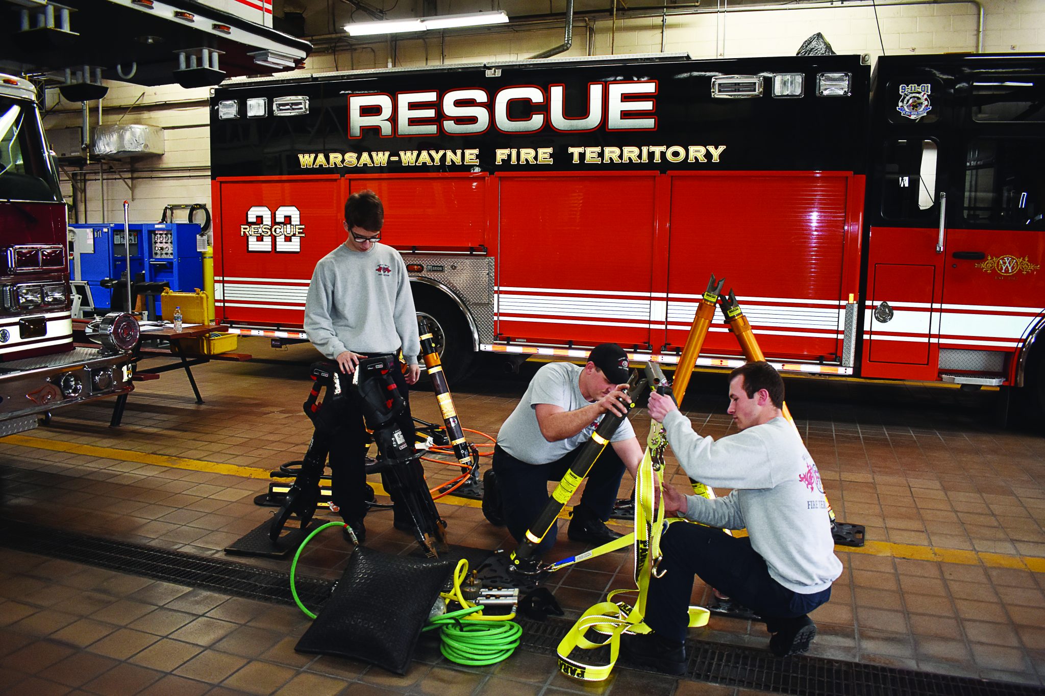 Kosciusko County firefighting is all about sharing